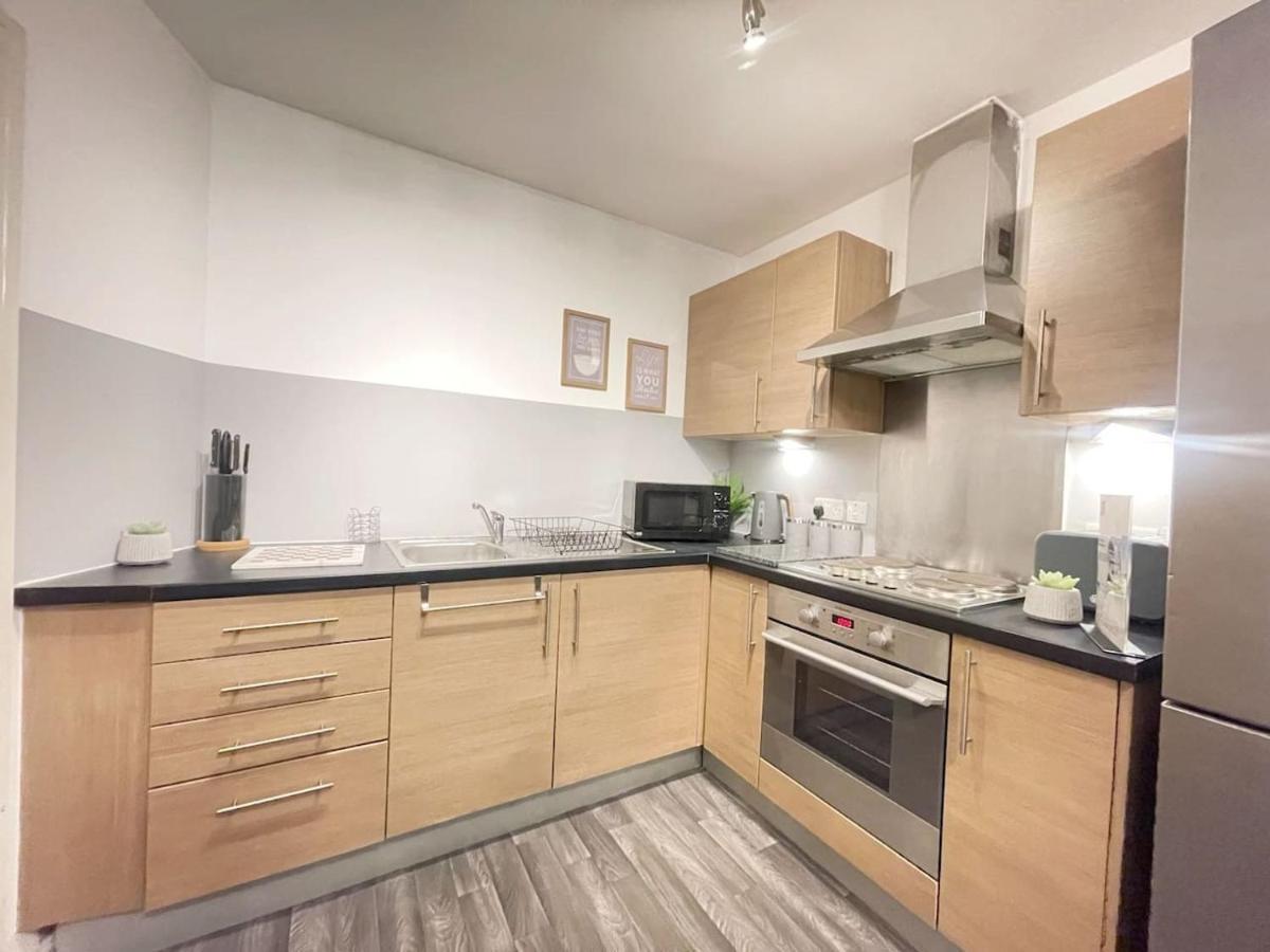 Cityfront Cosy Apt Near City Centre & Etihad Stadium, Free Parking Manchester Kültér fotó