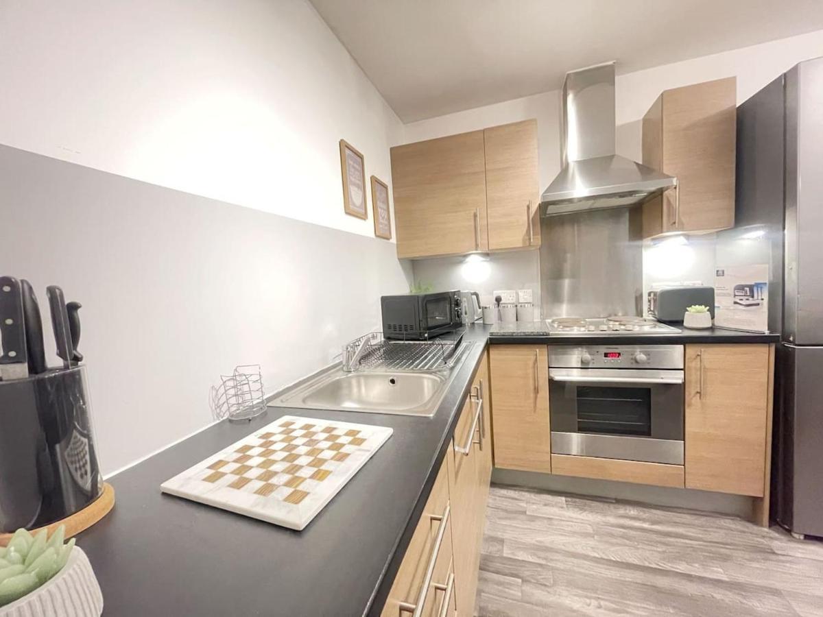 Cityfront Cosy Apt Near City Centre & Etihad Stadium, Free Parking Manchester Kültér fotó